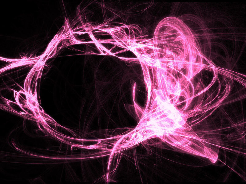pink fractal energy swirl