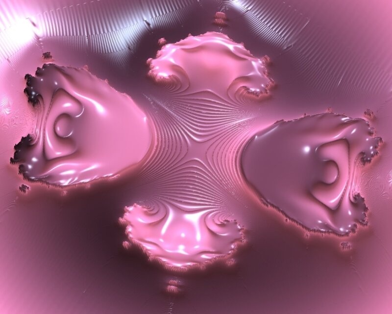 Pink Fractal Pattern — Dreamy