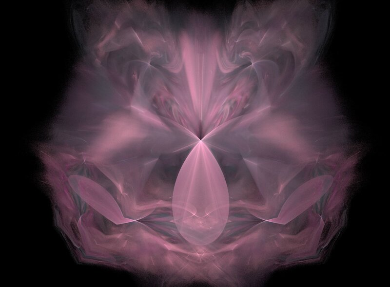 Pink Fractal Pattern — Ethereal