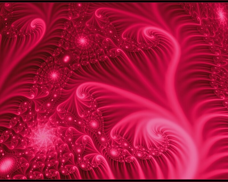 Pink Fractal Pattern — Hypnotic, Abstract, Spirals