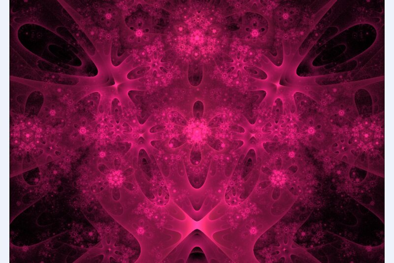 Pink Fractal Pattern — Magenta, Hypnotic