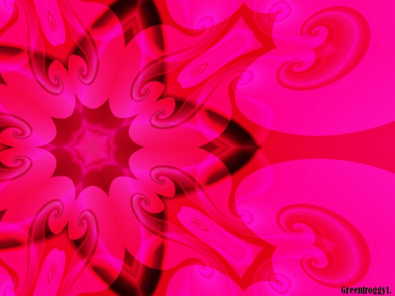 Pink Fractal Pattern — Magenta, Vibrant