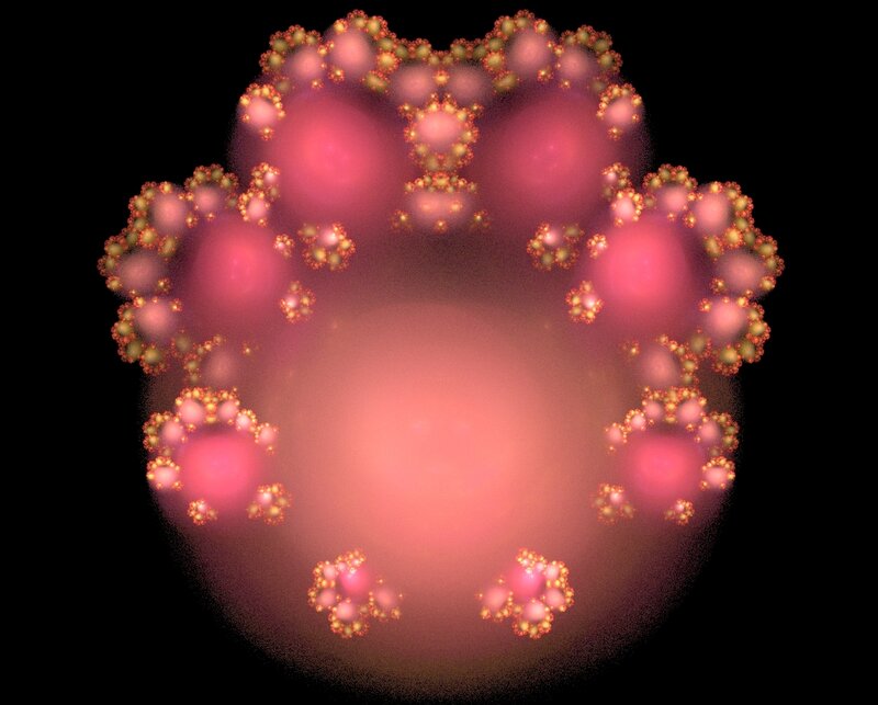 Pink Fractal Pattern — Mysterious