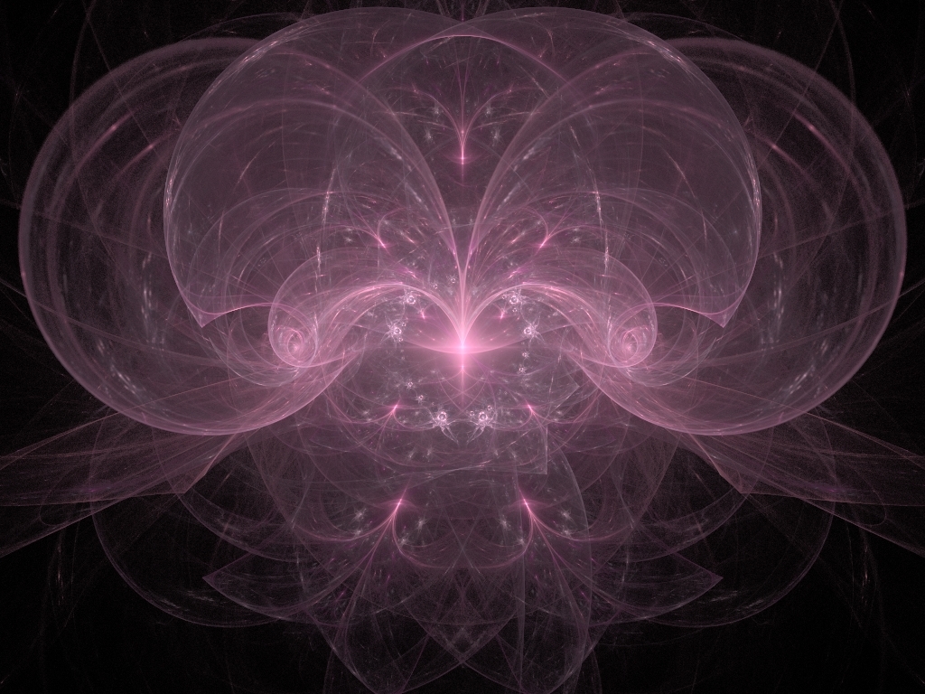 pink fractal spiral pattern