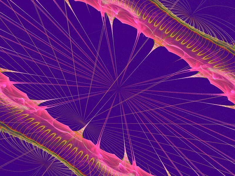 Pink Fractal Structures