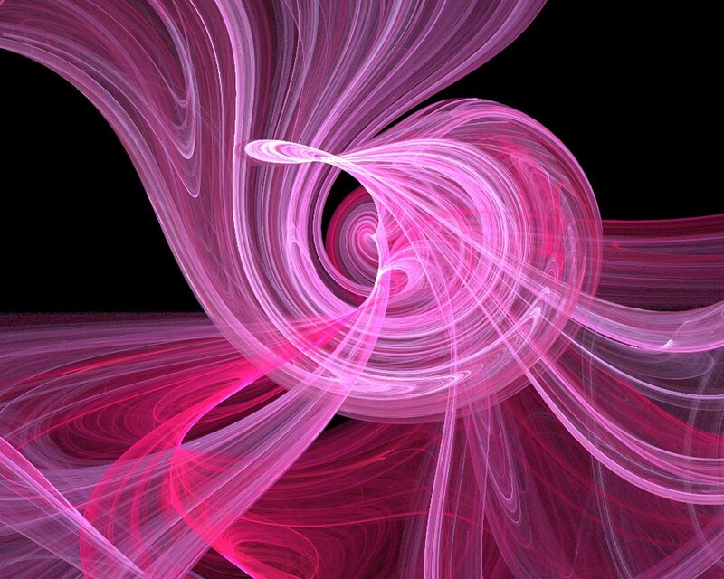Pink Fractal Swirl — Dynamic