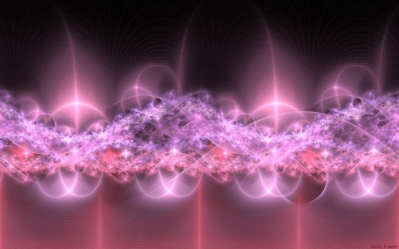 Pink Fractal Wave