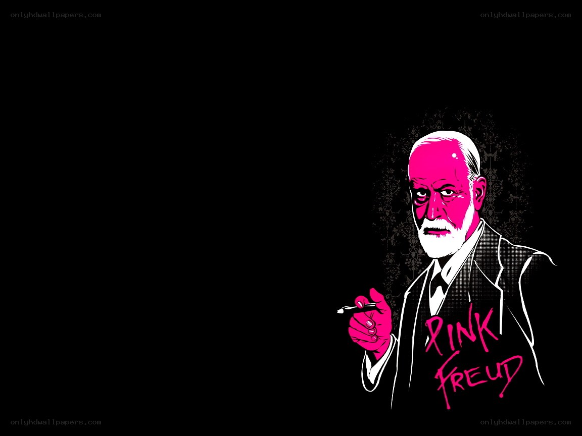 Pink Freud illustration