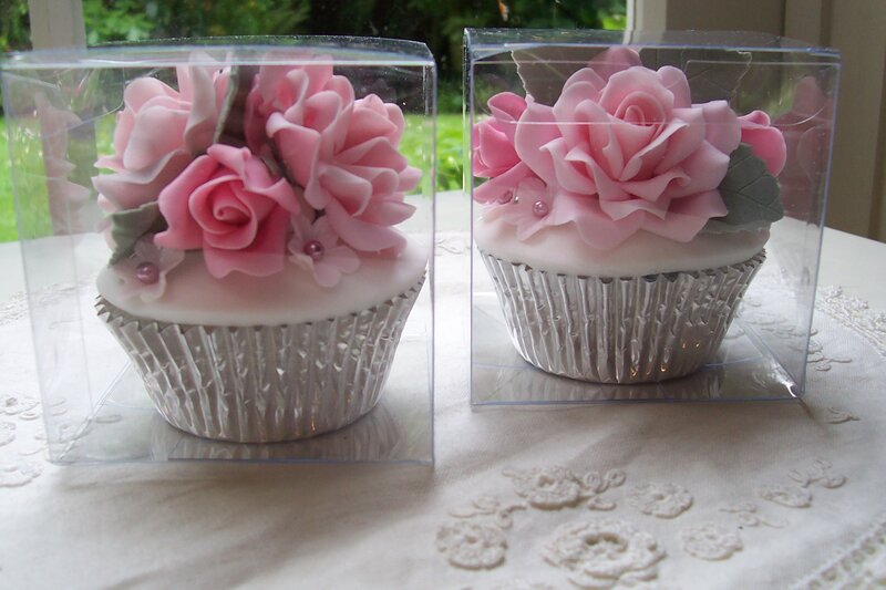 Pink-frosted Cupcakes — Pink, Elegant