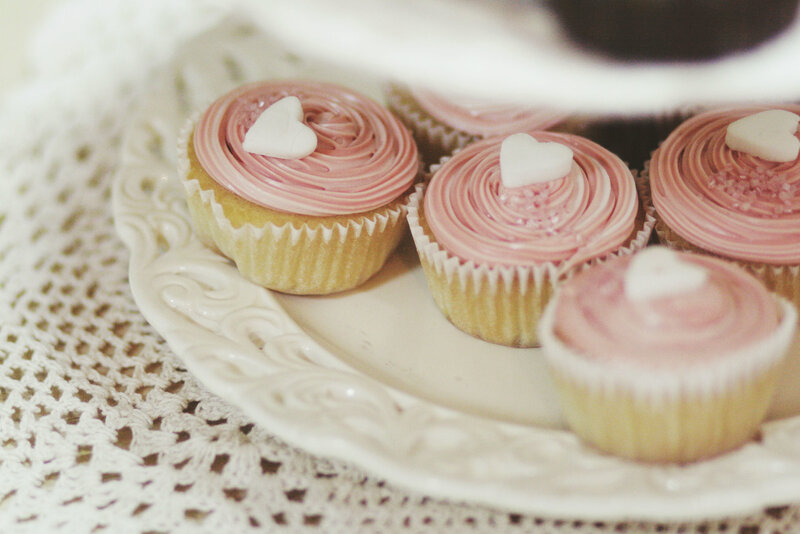 Pink-frosted Cupcakes — Pink, Sweet