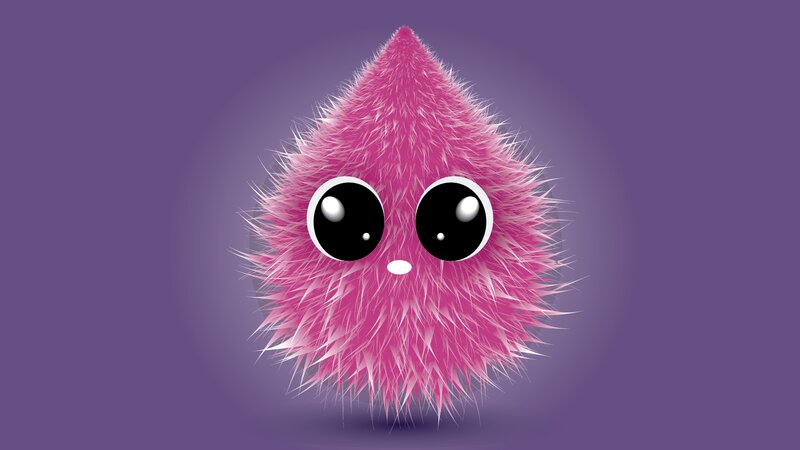 Pink Furry Creature