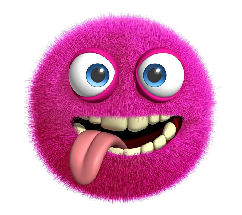 Pink Furry Monster — Playful, 3d Render
