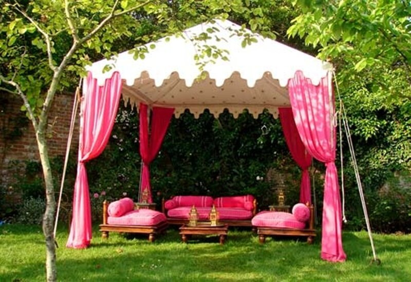 Pink Garden Tent
