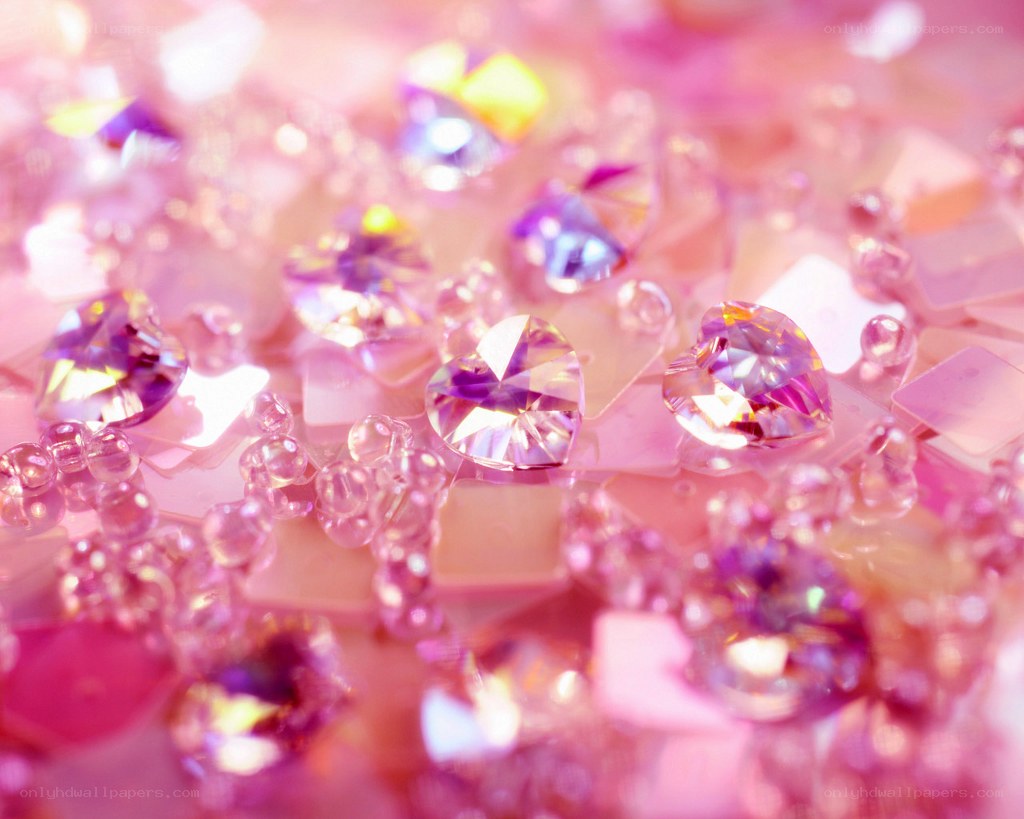 pink gemstones and crystals