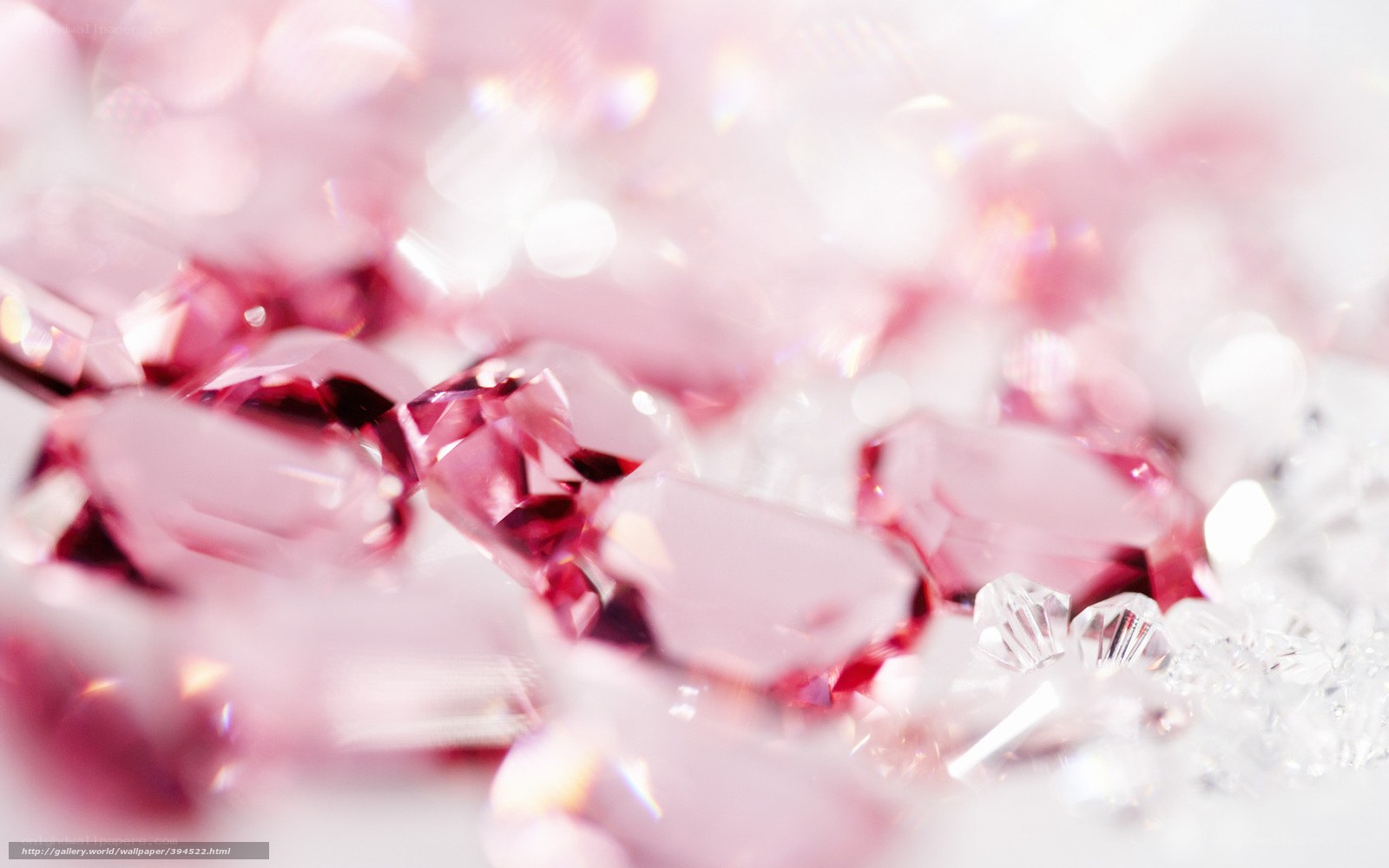 pink gemstones close-up