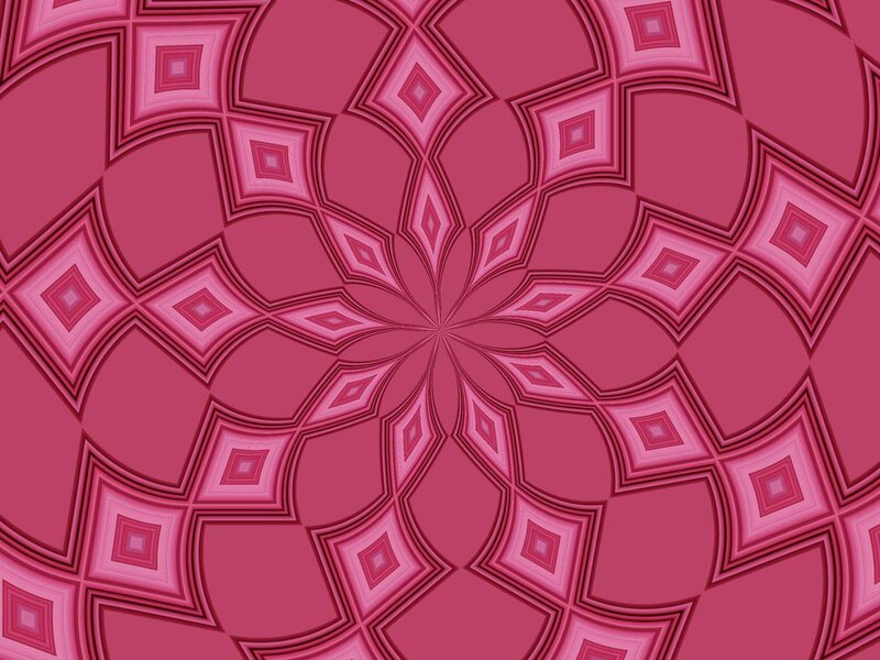 pink geometric mandala pattern