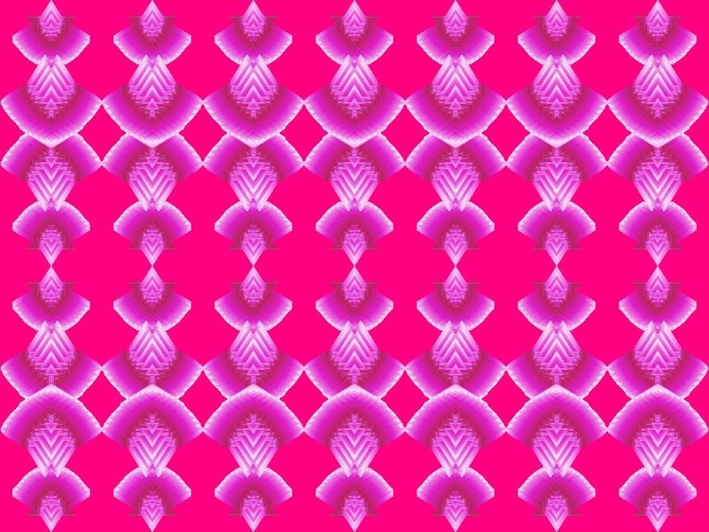 Pink Geometric Pattern — Vibrant