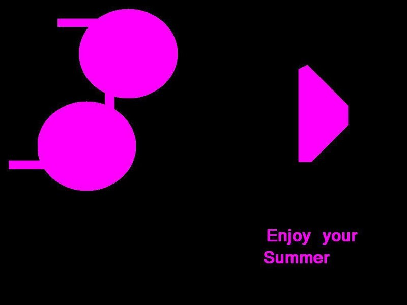 Pink Geometric Shapes