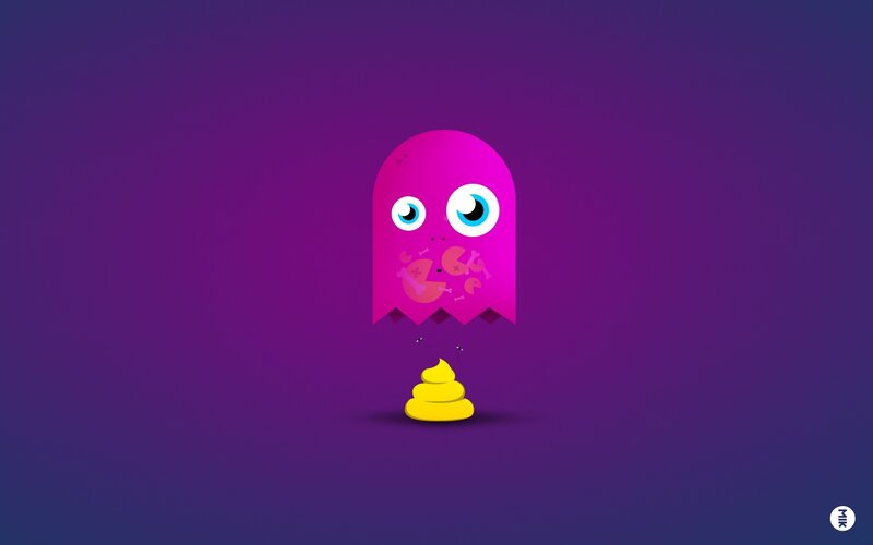 Pink Ghost Character