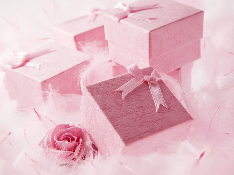 Pink Gift Boxes