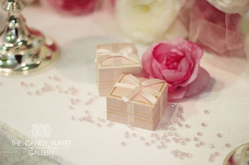 Pink Gift Boxes with Rose — Elegant