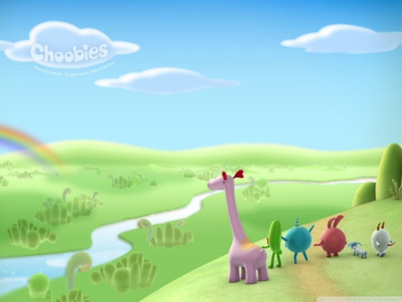 Pink Giraffe and Friends