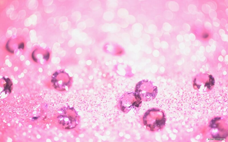 Pink Glitter with Gems — Sparkly