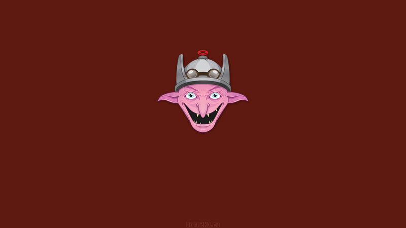 pink goblin character