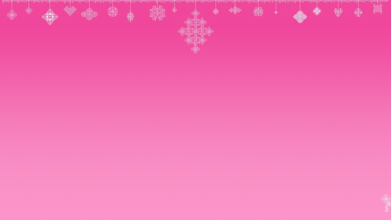 pink gradient with ornaments