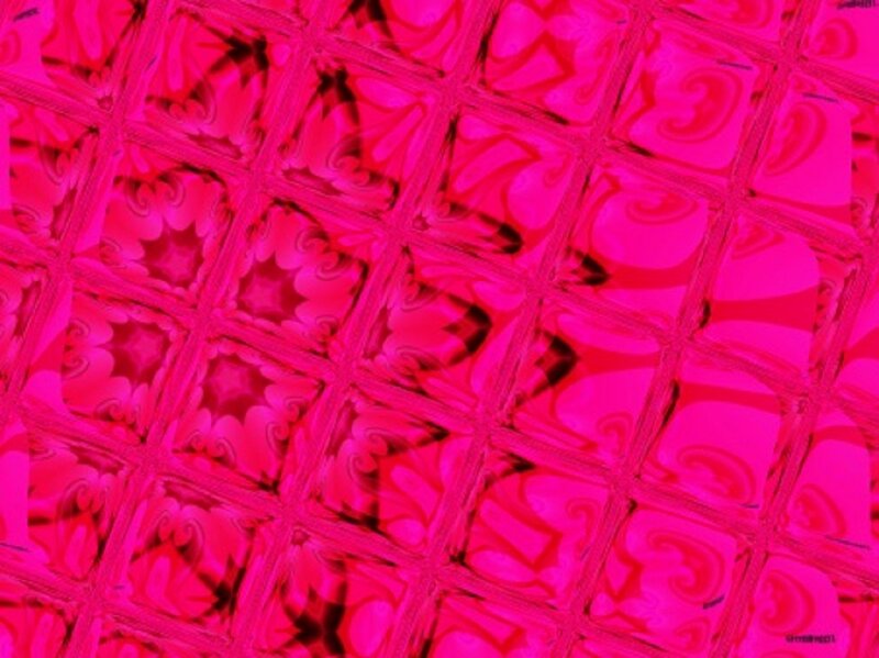 Pink Grid Pattern