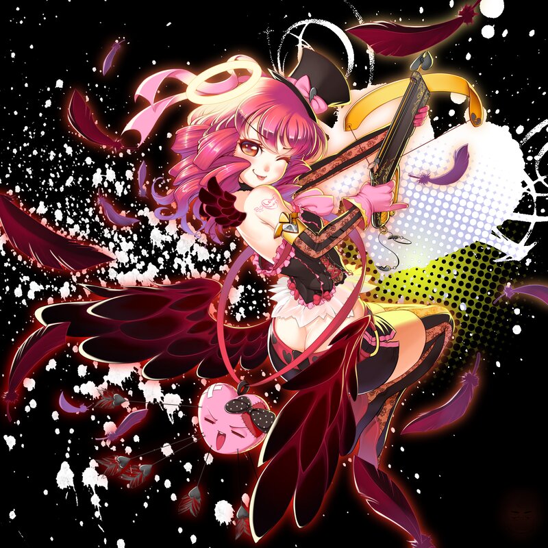 Pink-haired Angel Archer