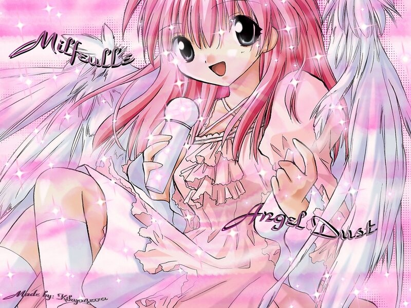 Pink-haired Angel Girl — Pink, Dreamy