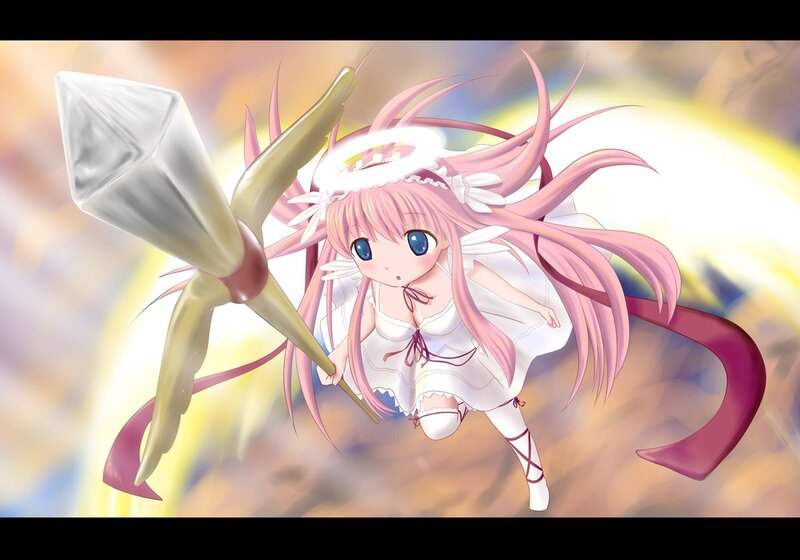 Pink-haired Angel Girl — Pink, Dynamic