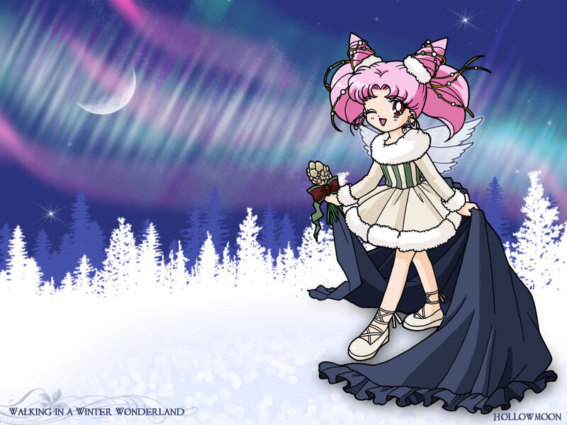 Pink-haired Angel Girl — Purple