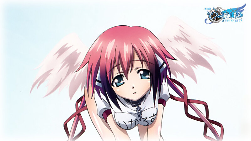 Pink-haired Angel Girl — White, Innocent