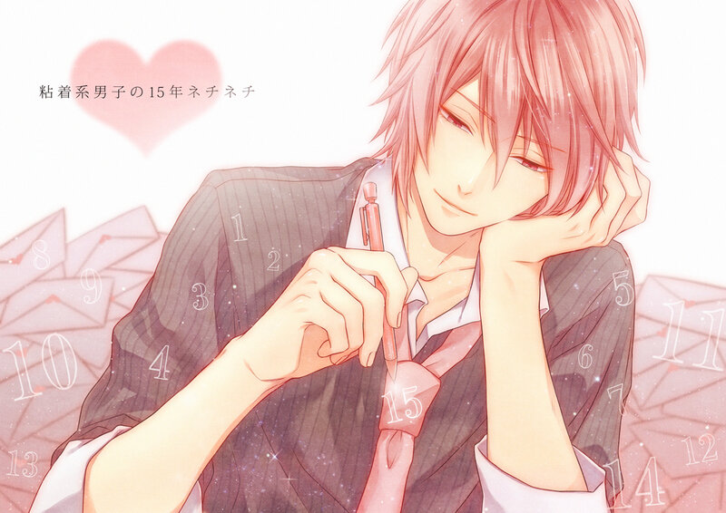Pink-haired Anime Boy