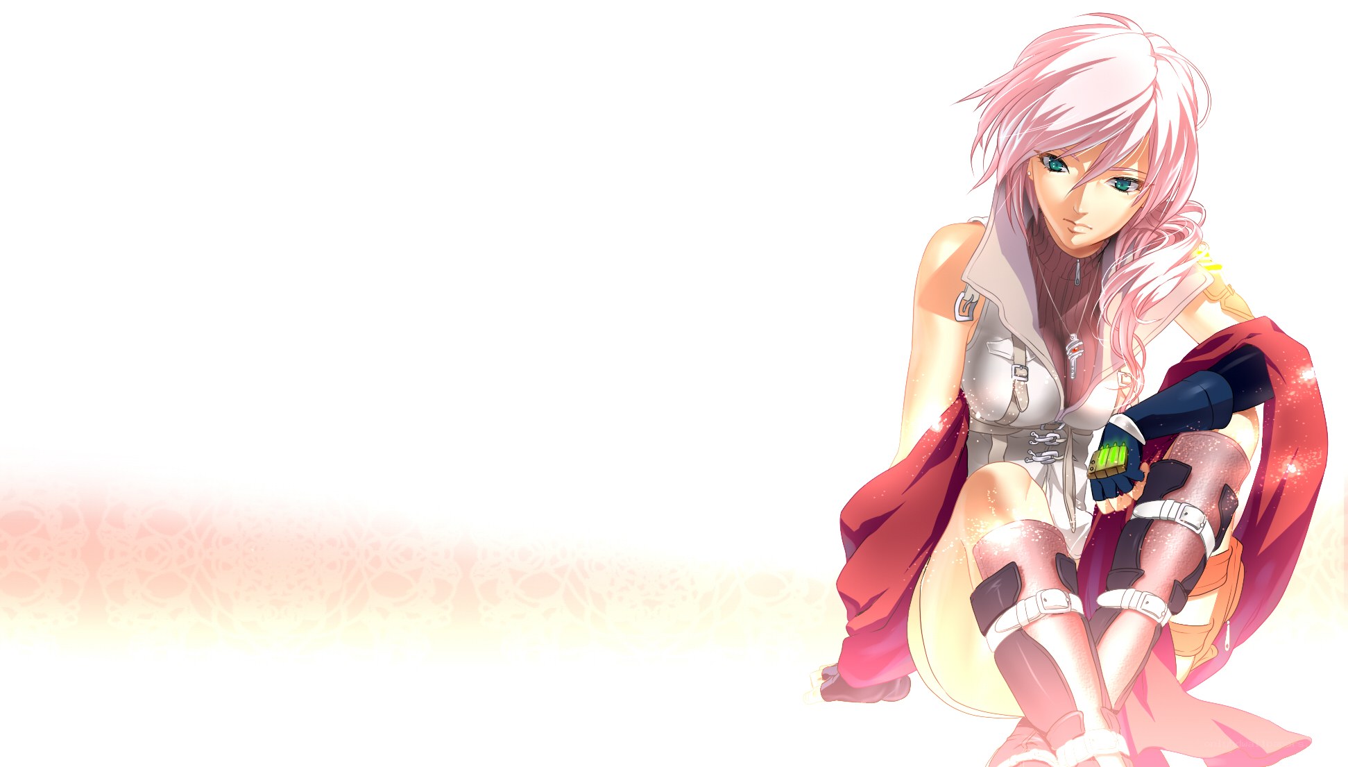 pink-haired anime character