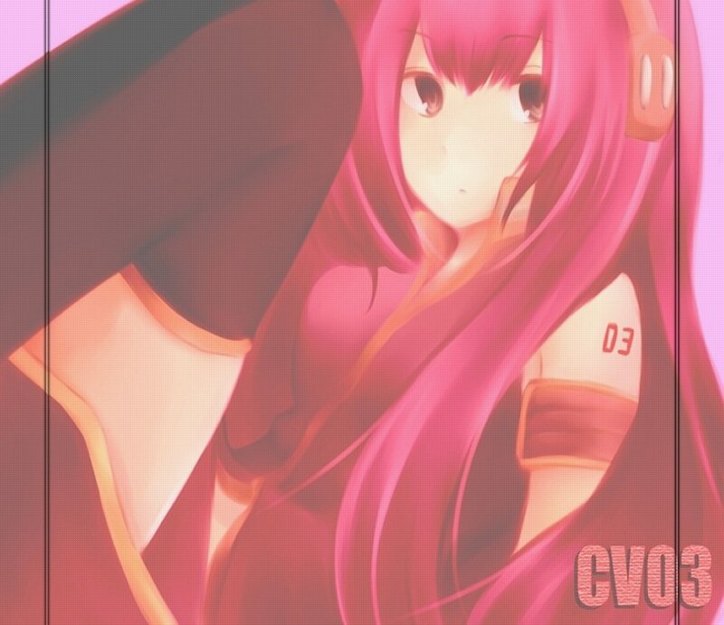 pink-haired anime character