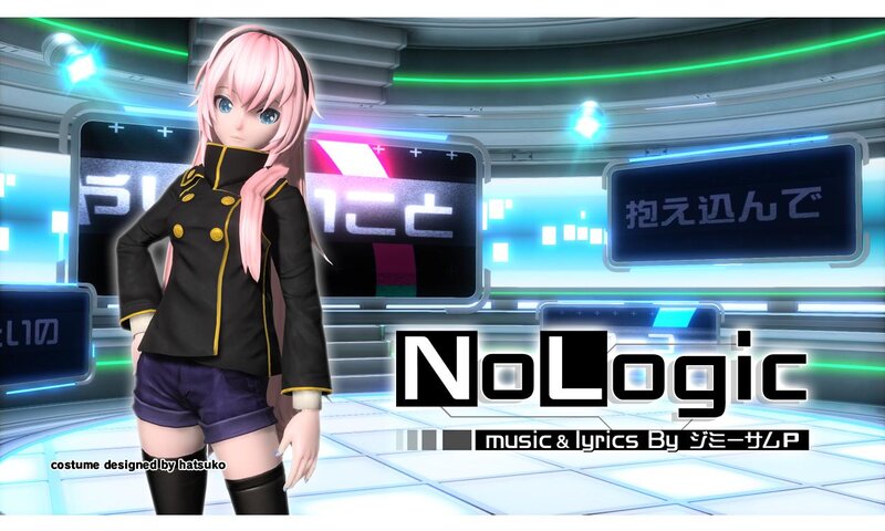 Pink-haired Anime Character — Black