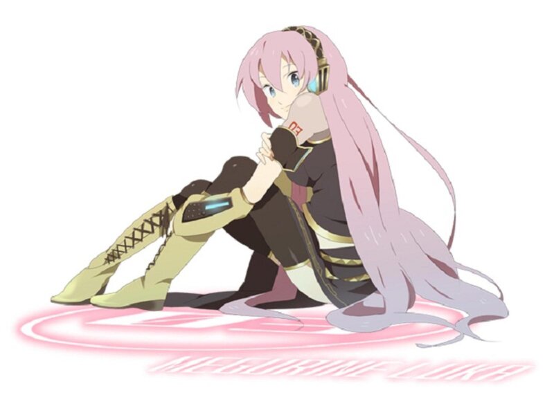 Pink-haired Anime Character — Pink, Calm