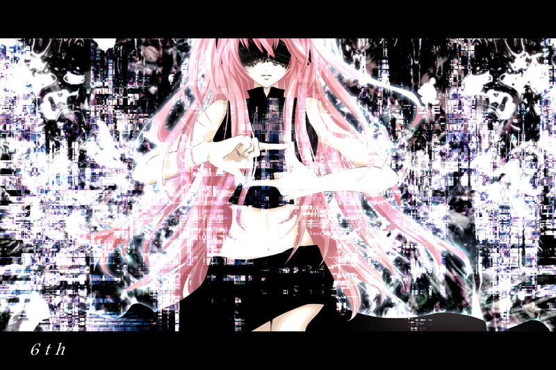Pink-haired Anime Character — Pink, Dramatic, Digital Art