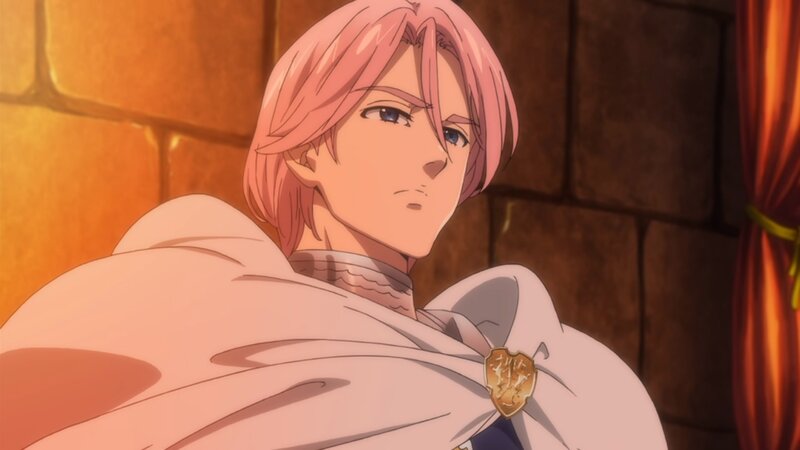 Pink-haired Anime Character — Pink, Dramatic, Stone Wall