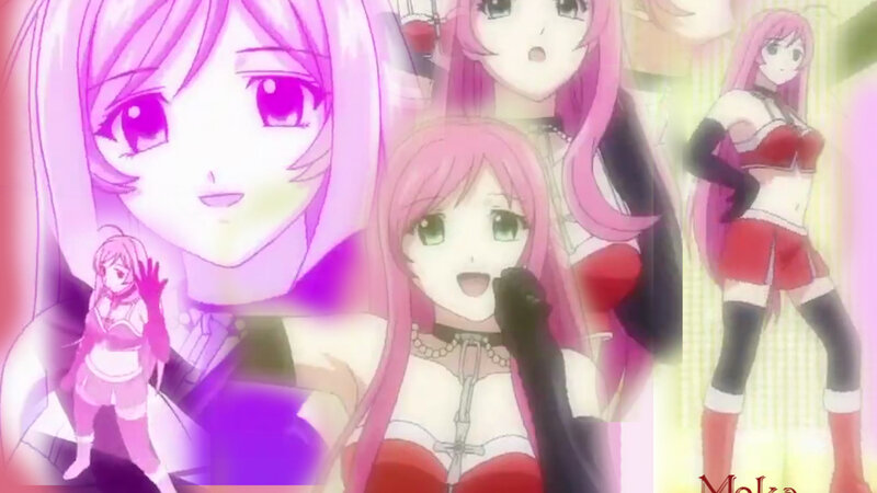 Pink-haired Anime Character — Pink, Dreamy, Collage