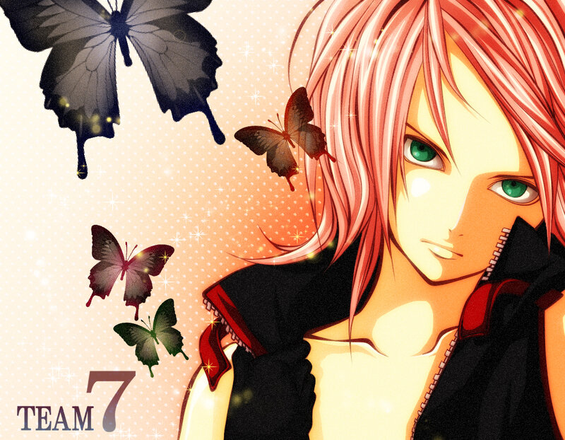 Pink-haired Anime Character — Pink, Dreamy