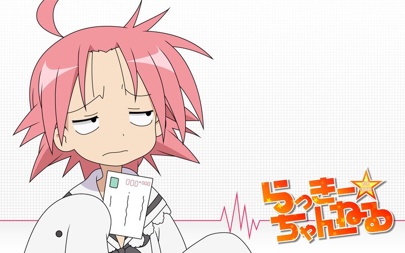 Pink-haired Anime Character — Pink, Neutral, Card