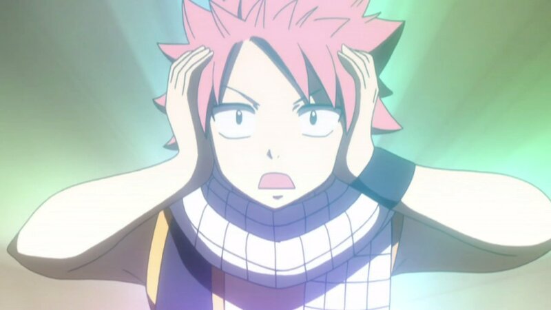 Pink-haired Anime Character — Pink, Shocked