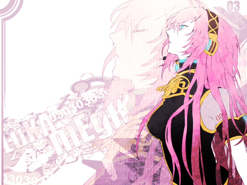 Pink-haired anime character portrait
