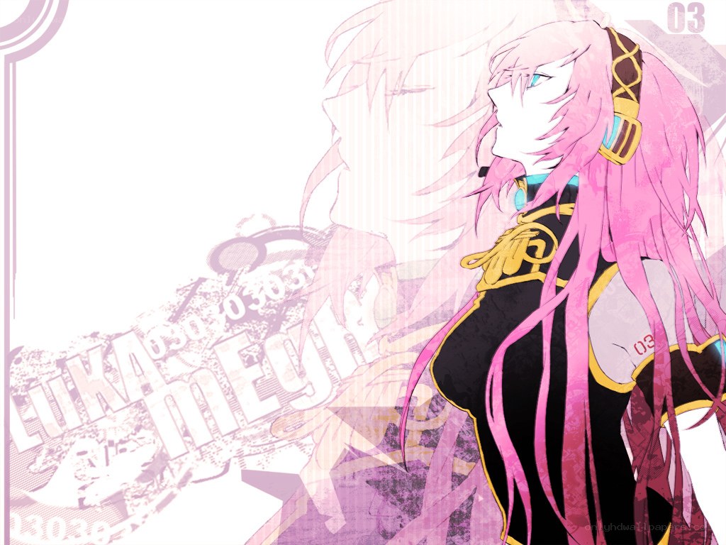 Pink-haired anime character portrait