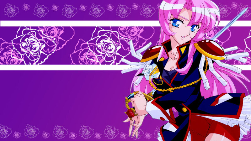 Pink-haired Anime Character — Purple, Dramatic