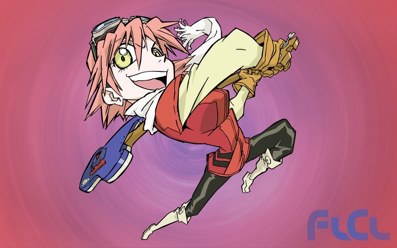 Pink-haired Anime Character — Purple, Dynamic